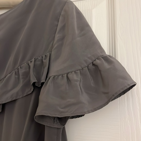 Anthropologie HD in Paris Silk Ruffle Top Sz S - Picture 4 of 4